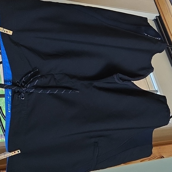 O'Neill Super Freak Black Men's Swim Sz. 42 Board Shorts w Pockets - Picture 2 of 11